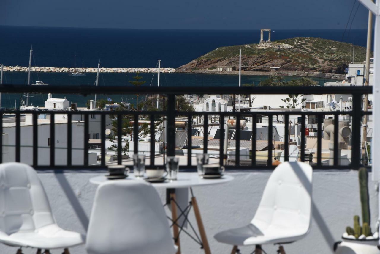 Апартаменты View From Above Naxos City Экстерьер фото